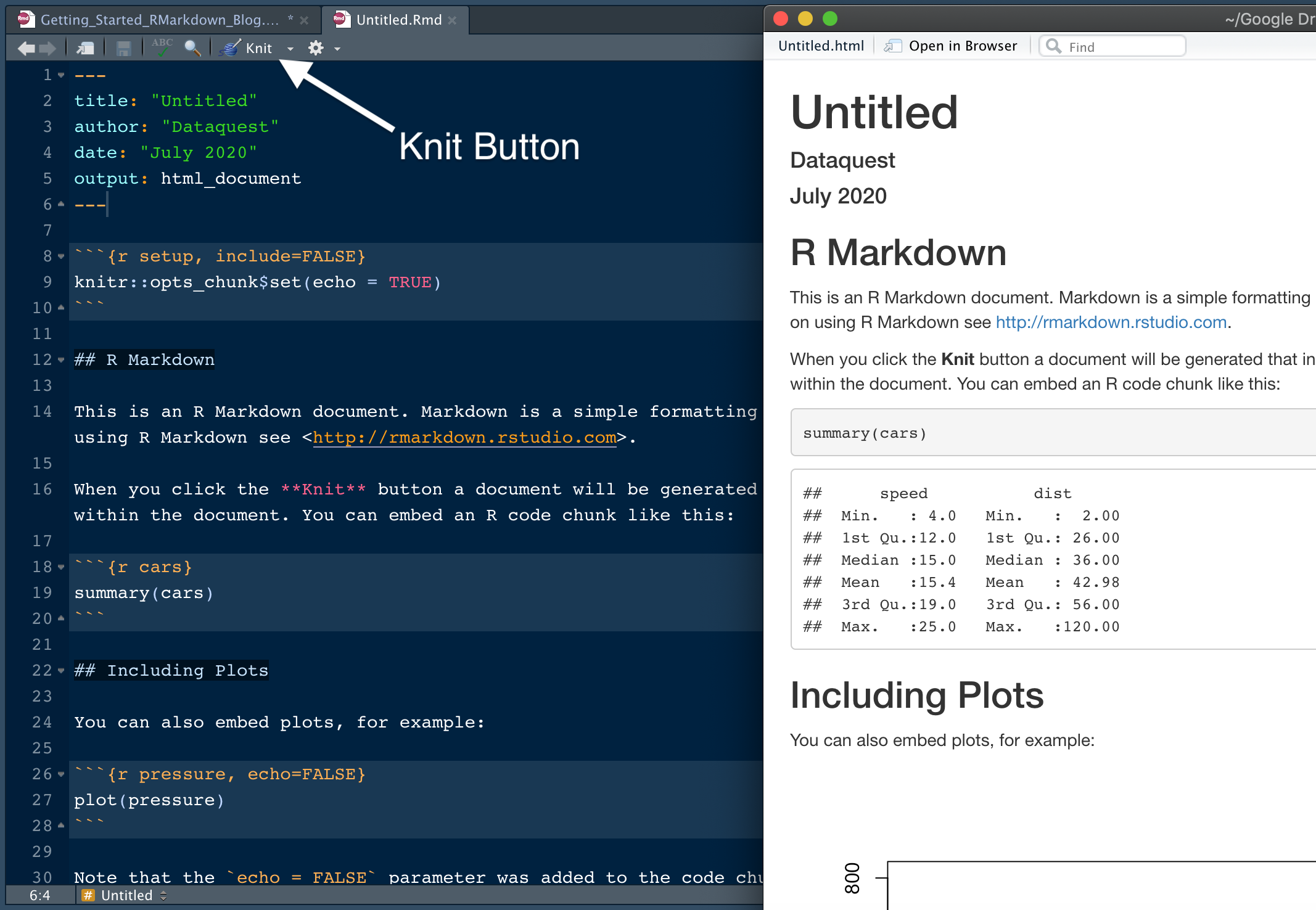 Getting Started With R Markdown Guide And Cheatsheet Dataquest 2023 