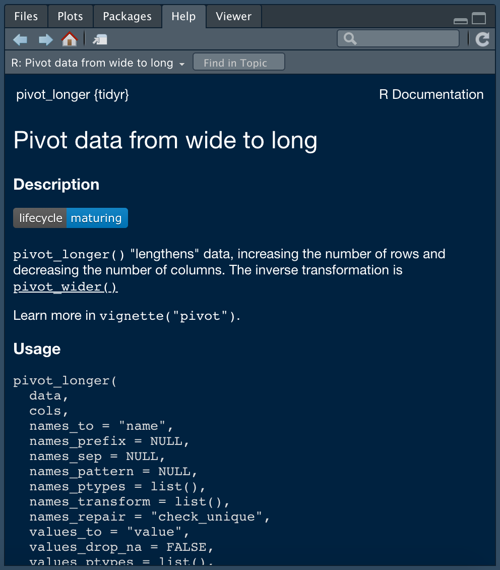 pivot_longer Help